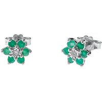 Earrings Bliss Woman Elenoire in White Gold Smeraldo 0.6 Ct 20075534 - 20075534
